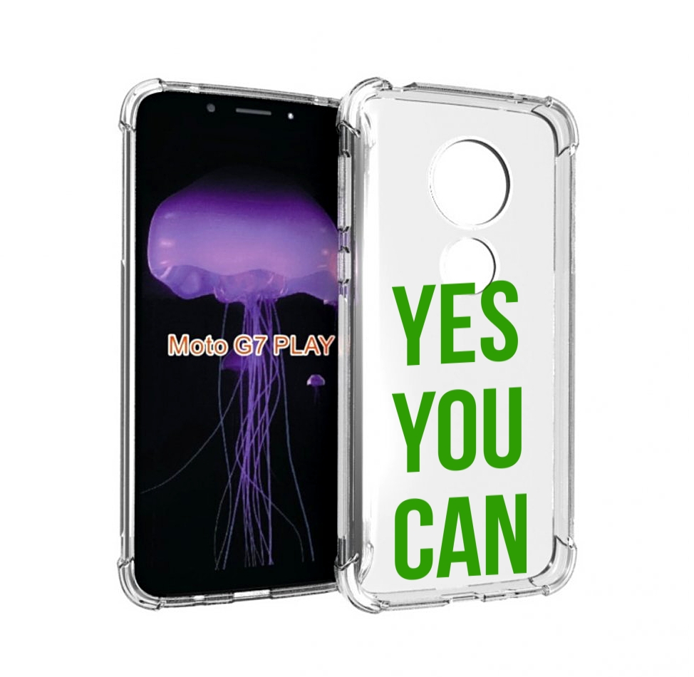 

Чехол MyPads да-ты-можешь для Motorola Moto G7 Play, Прозрачный, Tocco