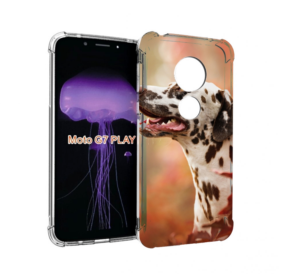 

Чехол MyPads далматин для Motorola Moto G7 Play, Прозрачный, Tocco