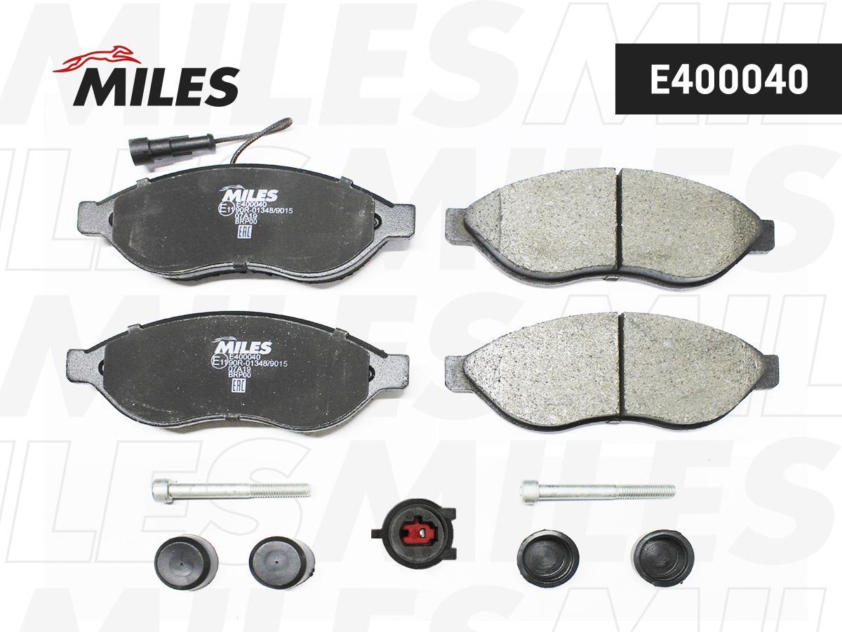 

Колодки Тормозные Citroen Jumper/Fiat Ducato/Peugeot Boxer R15 06- Передние Miles арт. E40