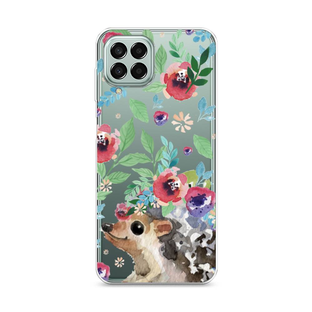 

Чехол Awog на Samsung Galaxy M33 / Самсунг M33 "Ежик в цветах акварель", Разноцветный, 2105650-2