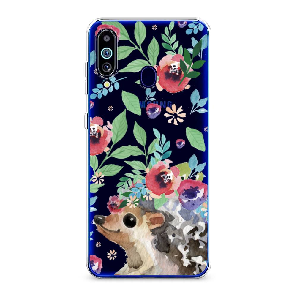 

Чехол Awog на Samsung Galaxy M40/A60 "Ежик в цветах акварель", Разноцветный, 28750-2