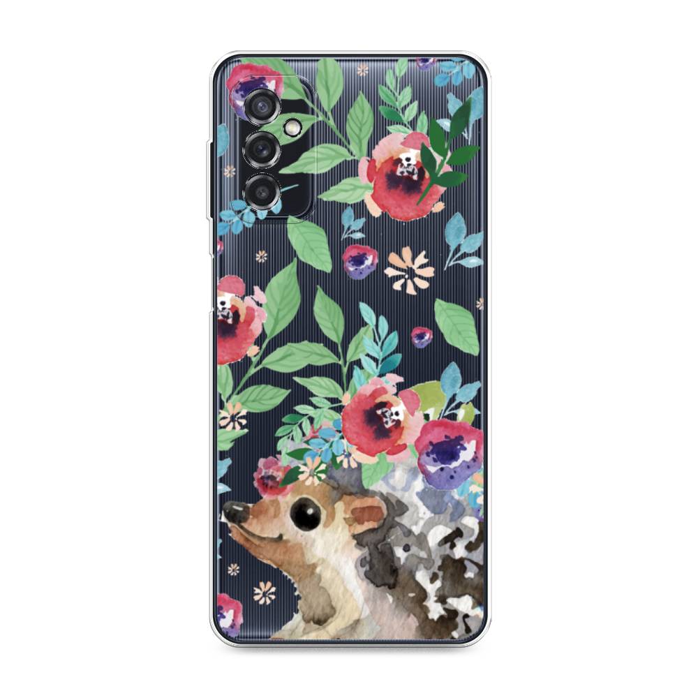 

Чехол Awog на Samsung Galaxy M52 / Самсунг M52 "Ежик в цветах акварель", Разноцветный, 2104350-2