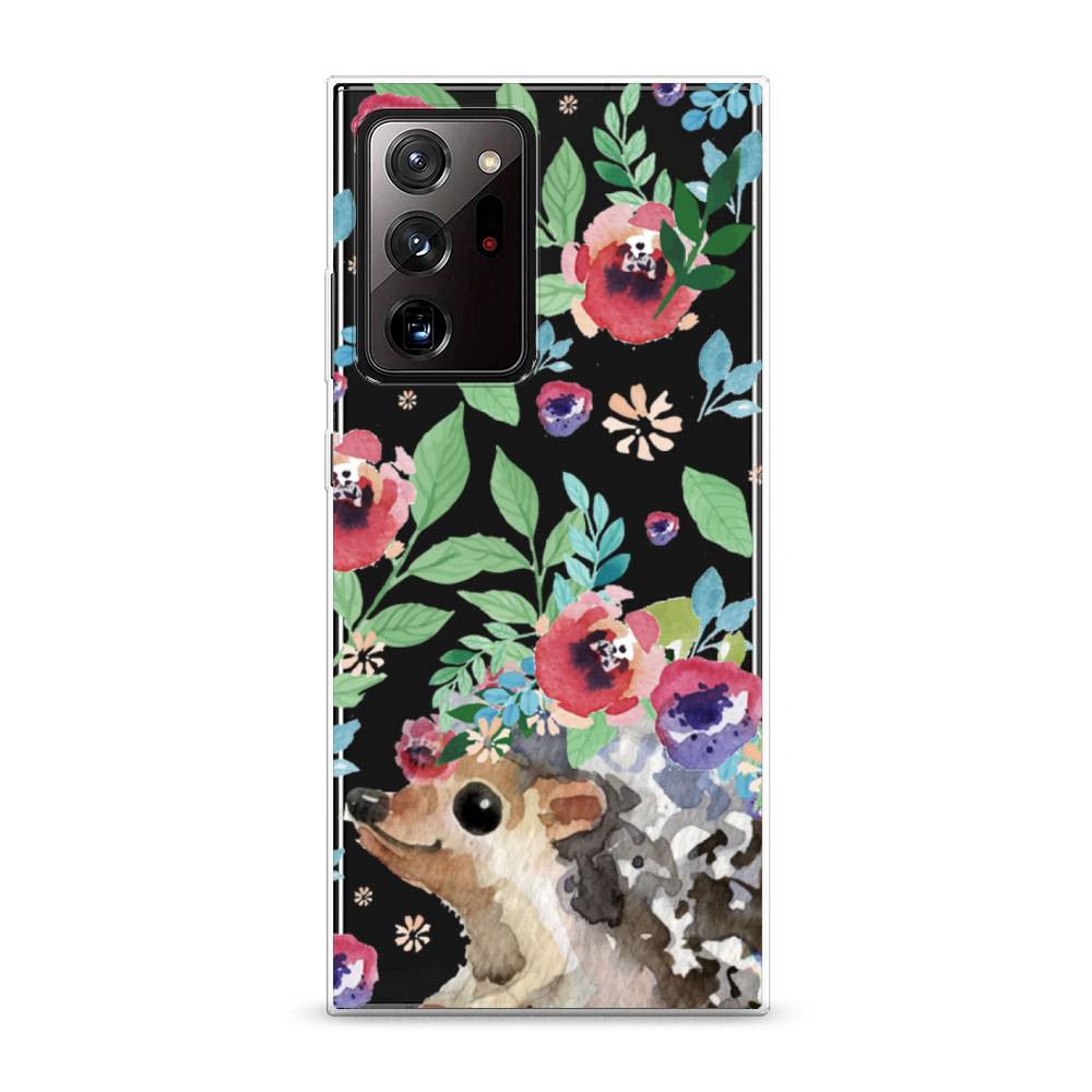 

Чехол Awog на Samsung Galaxy Note 20 Ultra/Самсунг Note 20 Ultra "Ежик в цветах акварель", Разноцветный, 2101050-2