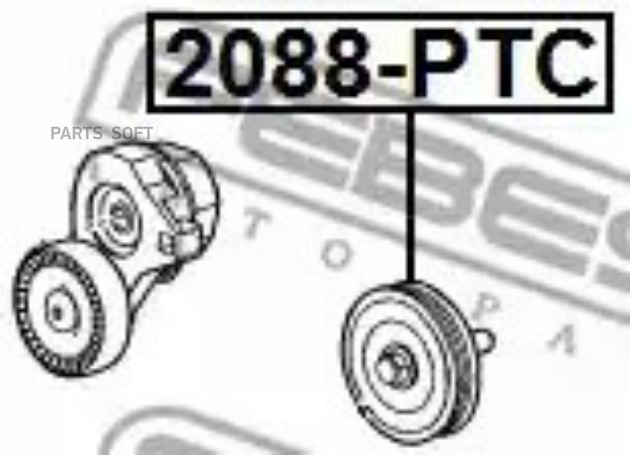 

FEBECT 2088PTC 2088-PTC_ролик обводной!\ Chrysler PT Cruiser 01-09