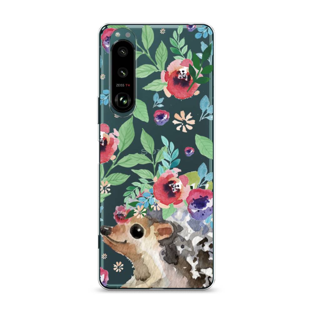 

Чехол Awog на Sony Xperia 1 III "Ежик в цветах акварель", Разноцветный, 54850-2