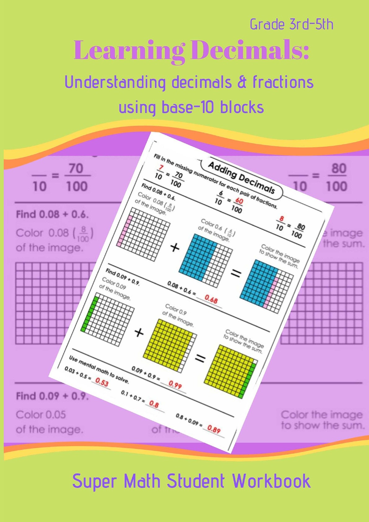 

Understanding Decimals & Fractions with base - 10 blocks