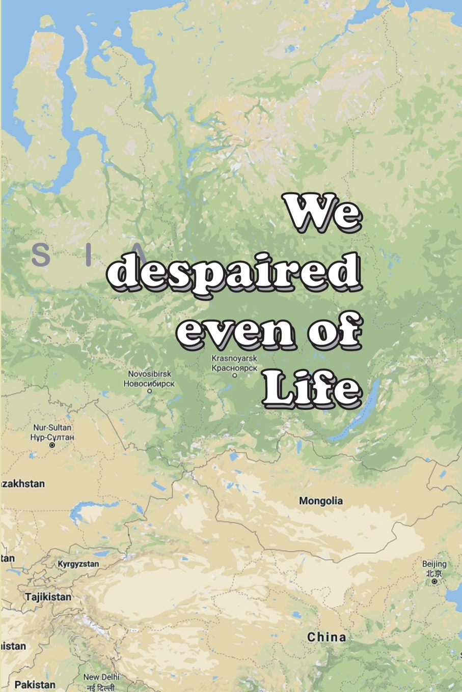 

We despaired even of Life