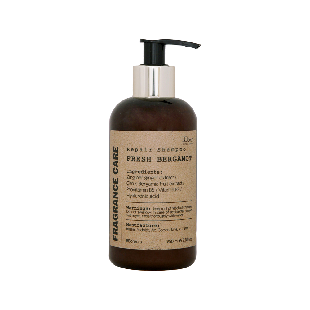 фото Парфюмированный шампунь bb one fragrance care repair shampoo fresh bergamot 250 мл
