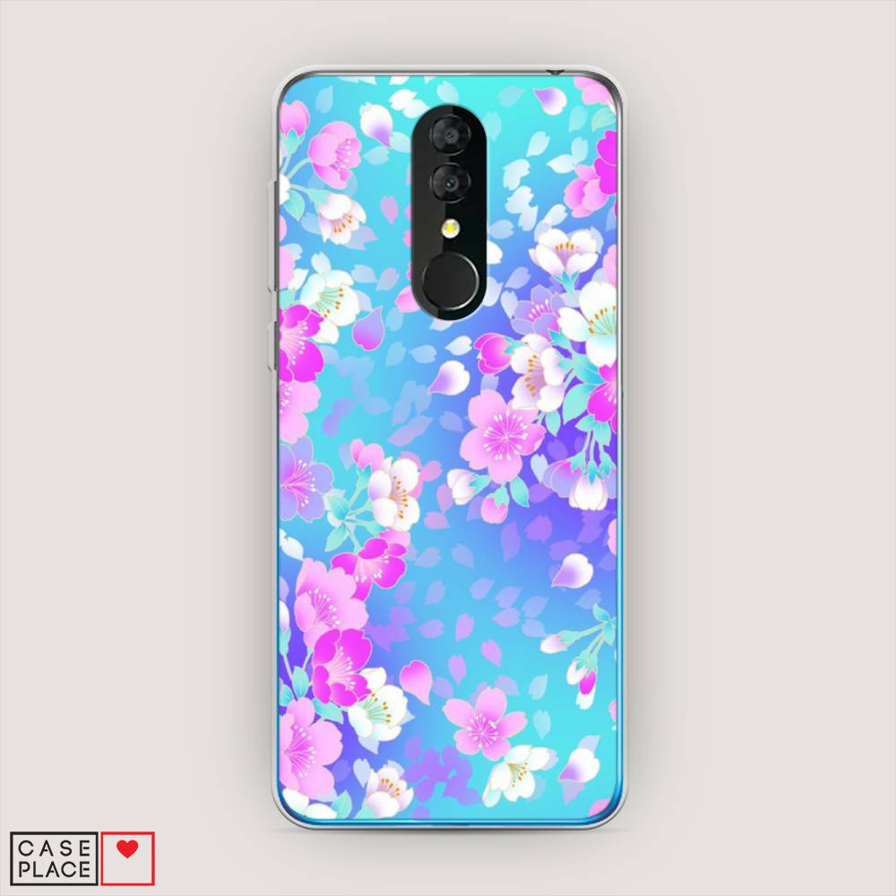 

Чехол Awog на Alcatel 3 5053Y (2019) / Алкатель 3 5053Y (2019) "Яблоневые цветы", Разноцветный, 170550-8