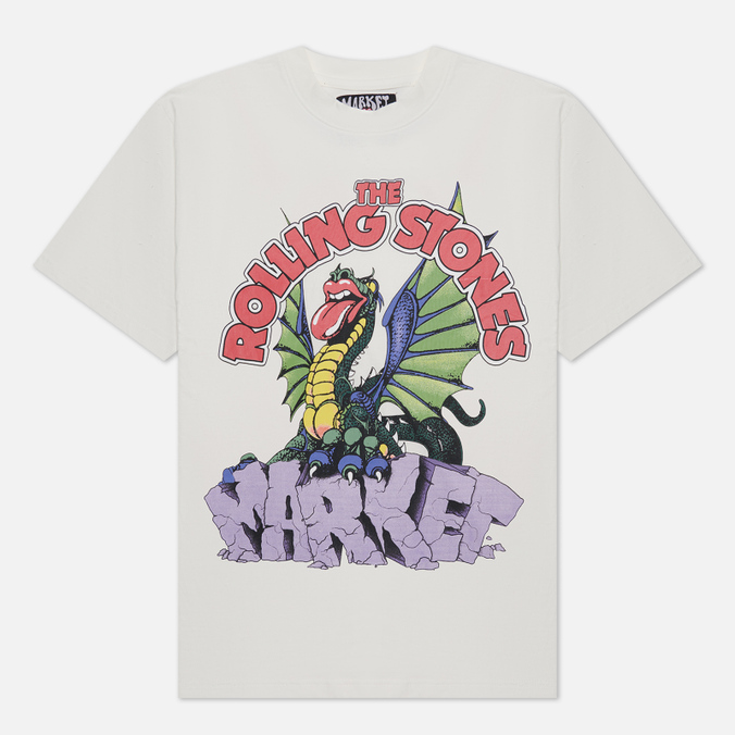 

Мужская футболка MARKET x Rolling Stones Dragon бежевый, Размер S, x Rolling Stones Dragon
