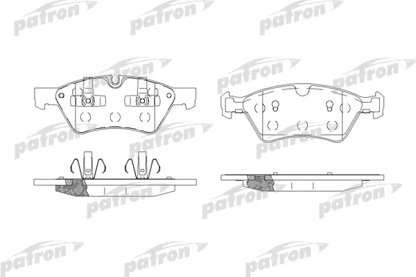 

Тормозные колодки PATRON дисковые PBP1830