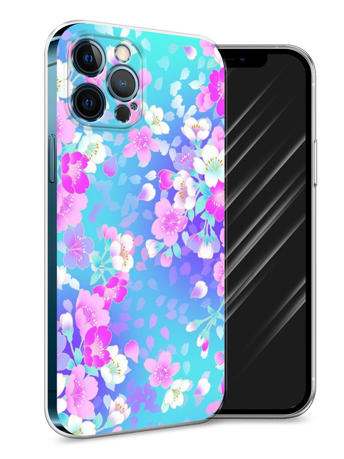 

Чехол Awog на Apple iPhone 12 Pro Max / Айфон 12 Pro Max "Яблоневые цветы", Разноцветный, 12750-8