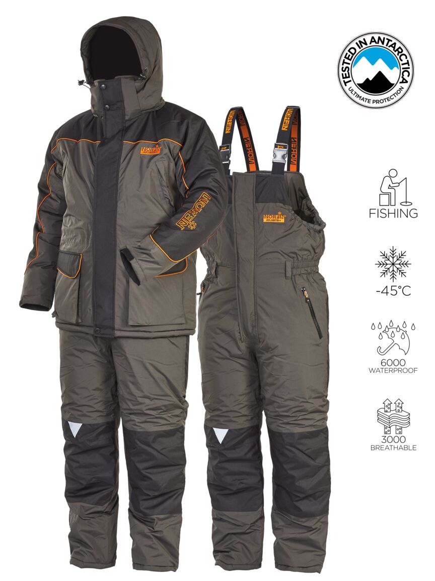 Костюм Norfin Atlantis Plus, gray, XL, 180-186