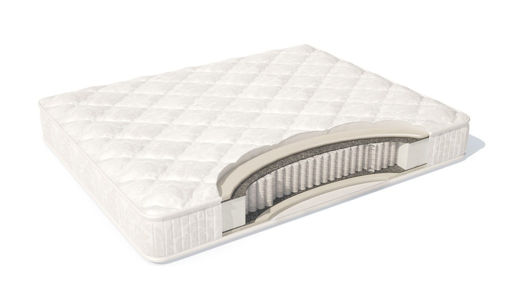 

Матрас MaterLux Union, с независимым пружинным блоком, 100*160, Белый, MaterLux Матерлюкс Union