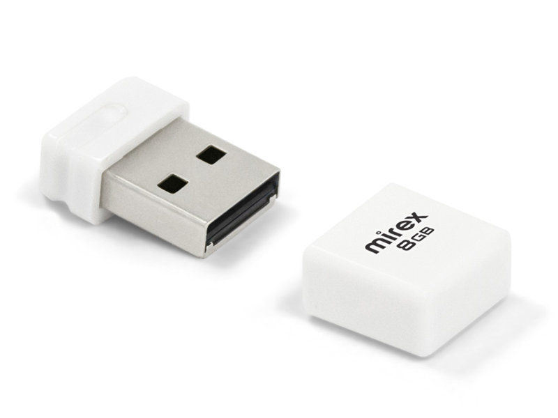 

Флэш диск USB Flash Drive 8Gb - Mirex Minca White 13600-FMUMIW08, 13600-FMUMIW08