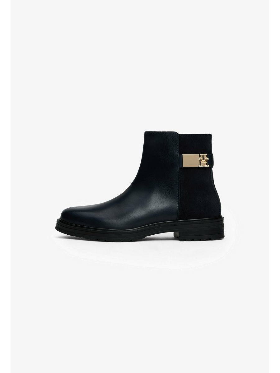 

Ботинки женские Tommy Hilfiger TO111N0AS черные 38 EU, Черный, TO111N0AS