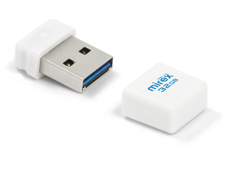 

Флэш диск USB Flash Drive 32Gb - Mirex Minca White 13600-FM3MWT32, 13600-FM3MWT32