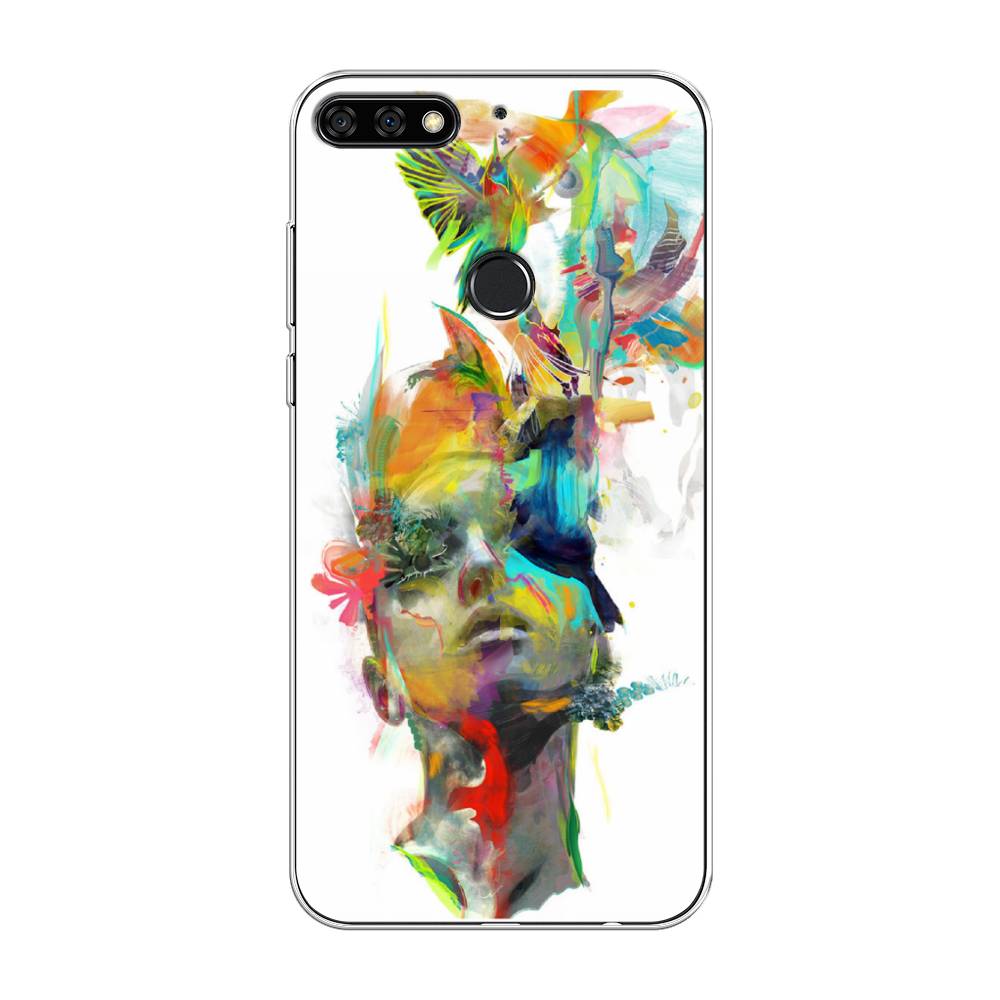 

Чехол Awog на Honor 7C Pro "Теория мечты", Зеленый, 65550-10