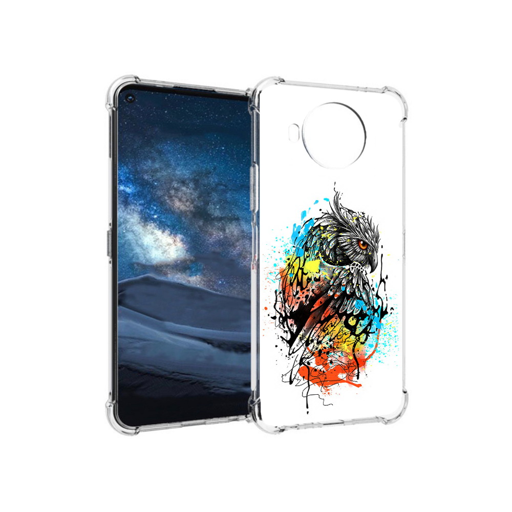 

Чехол MyPads Tocco для Nokia 8.3 Творческая сова (PT227053.110.170), Прозрачный, Tocco