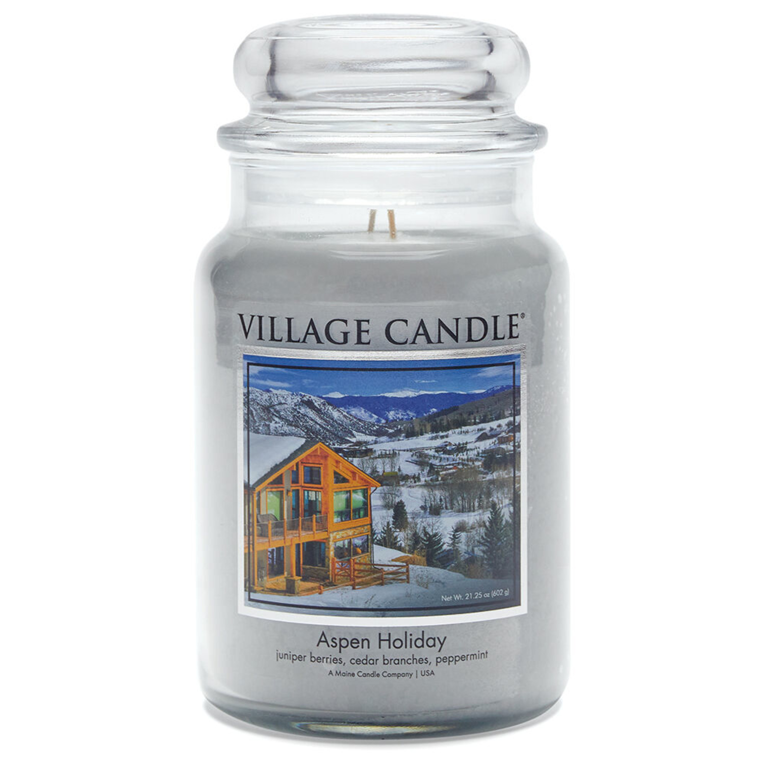 фото Ароматическая свеча village candle "рождественские каникулы", большая