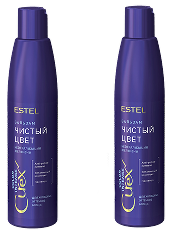 Комплект Estel Curex Color Intense Professional бальзамХол+бальзамХол 500 мл комплект зубная паста pepsodent комплекс 8 отбеливание 75 г х 2 шт