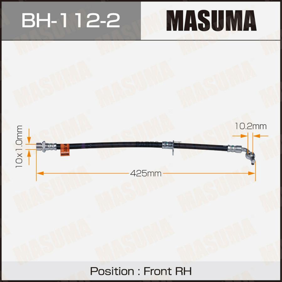 

Шланг тормозной TOYOTA LAND CRUISER/LX471 MASUMA BH-112-2