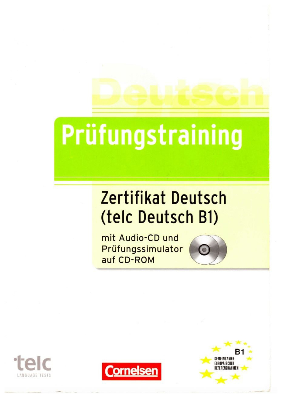 

Prufungstraining B1 Zertifikat Deutsch mit CD und Test-Simluator auf CD-Rom