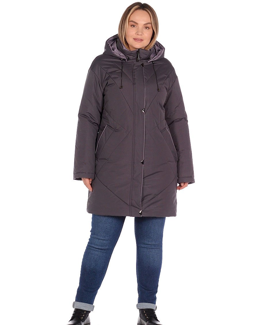 

Куртка женская Maritta 24-3016-10 серая 52 EU, 24-3016-10