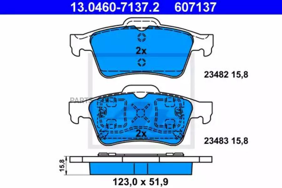 

Колодки тормозные дисковые задн, NISSAN: PRIMERA 1.6/1.8/1.9 dCi/2.0/2.2 Di/2.2 dCi/2.5 02