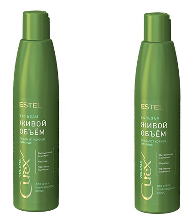 Комплект Estel для сухих волос Curex Volume Professional бальзамСух+бальзамСух 500 мл блеск шампунь curex brilliance