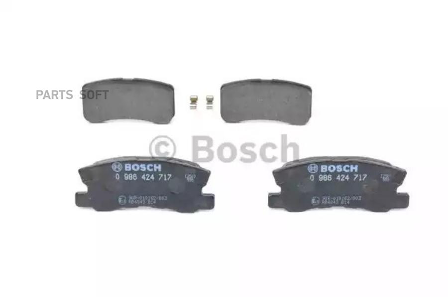 

Тормозные колодки Bosch дисковые задние 0986424717