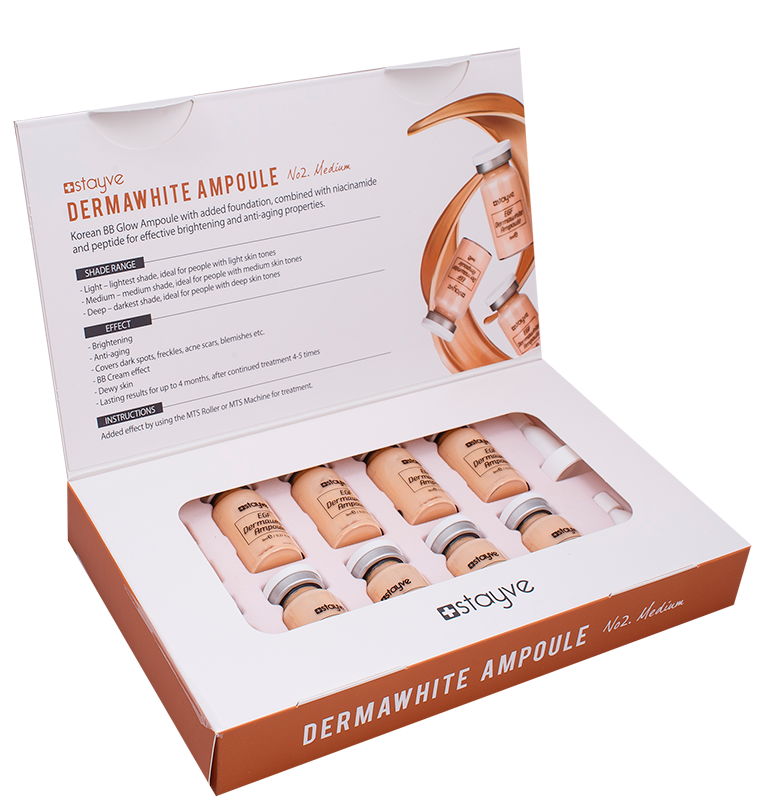 

Сыворотка под дермапен Stayve DERMAWHITE Ampoule №2 Medium тон 2 Средний 10 шт x 8 мл, DERMAWHITE