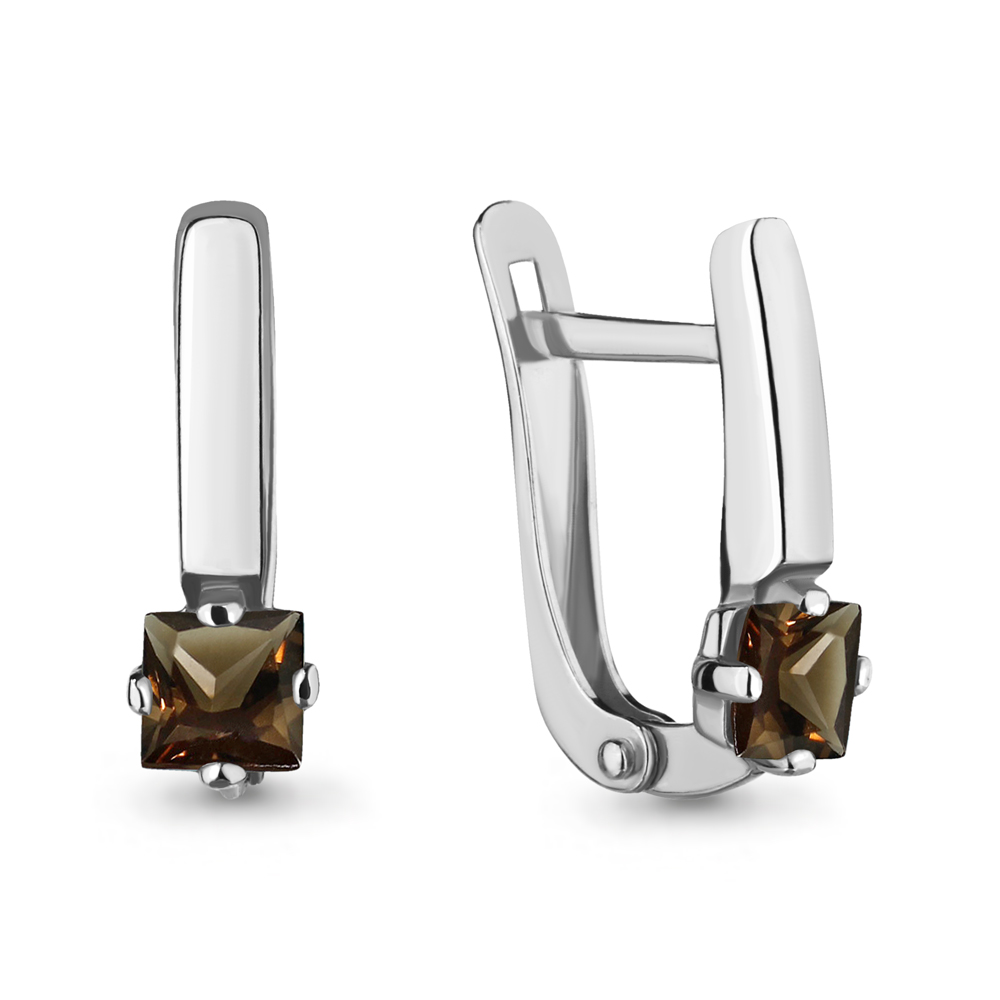 

Серьги из серебра с кварцем Aquamarine 4709201_925_р, 4709201_925_р