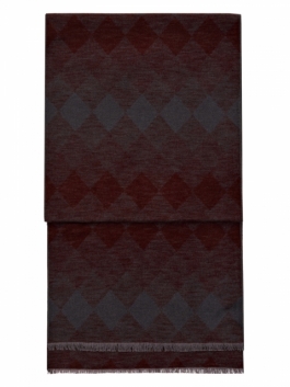 фото Шарф мужской labbra 01-00040972 бордовый, 30х180 см