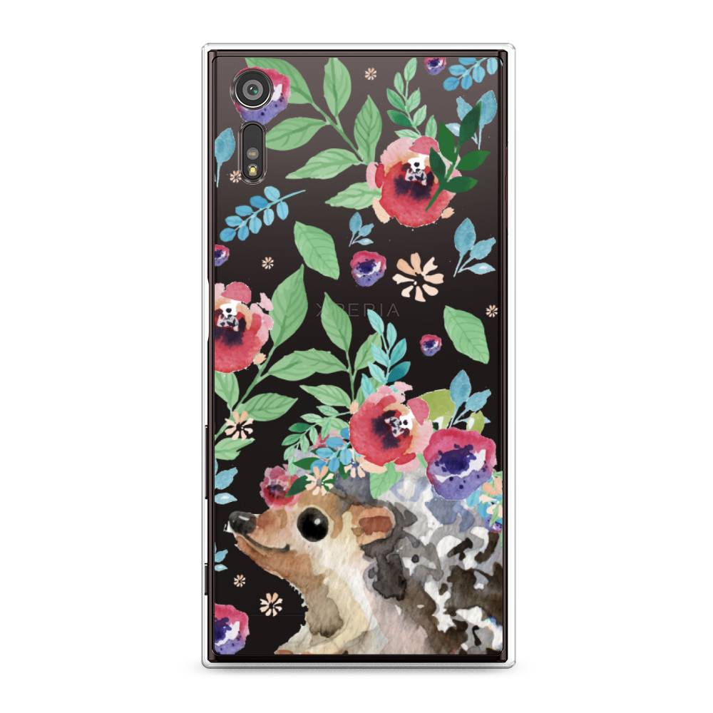 

Чехол Awog на Sony Xperia XZ "Ежик в цветах акварель", Разноцветный, 51450-2