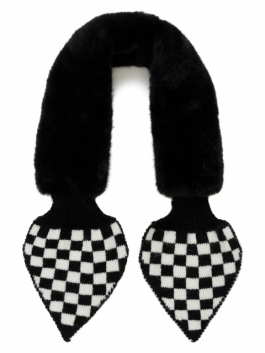 Шарф женский Labbra 01-00041219 черный 12х80 см 2040₽