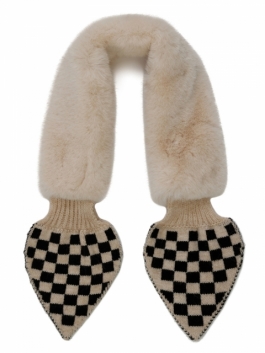 Шарф женский Labbra 01-00041223 бежевый 12х80 см 2040₽