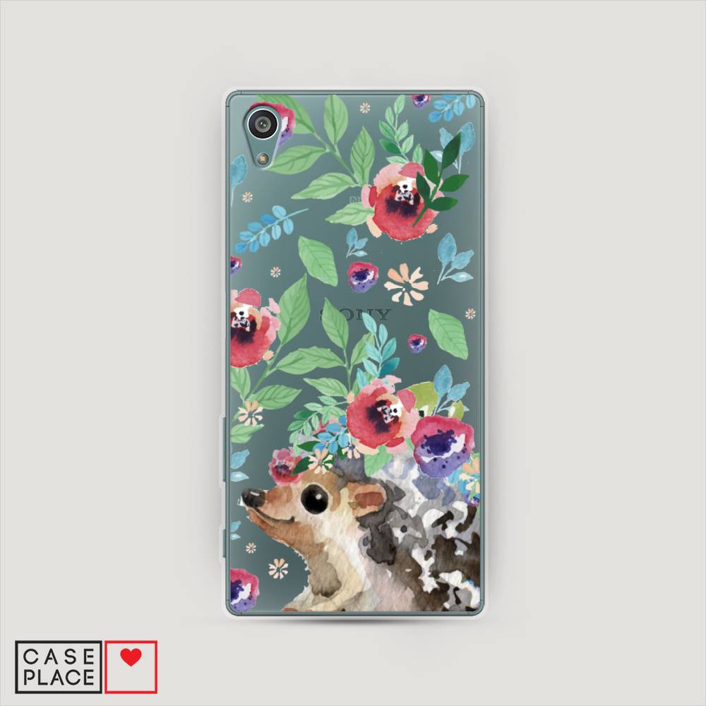 

Чехол Awog на Sony Xperia Z5 "Ежик в цветах акварель", Разноцветный, 52150-2