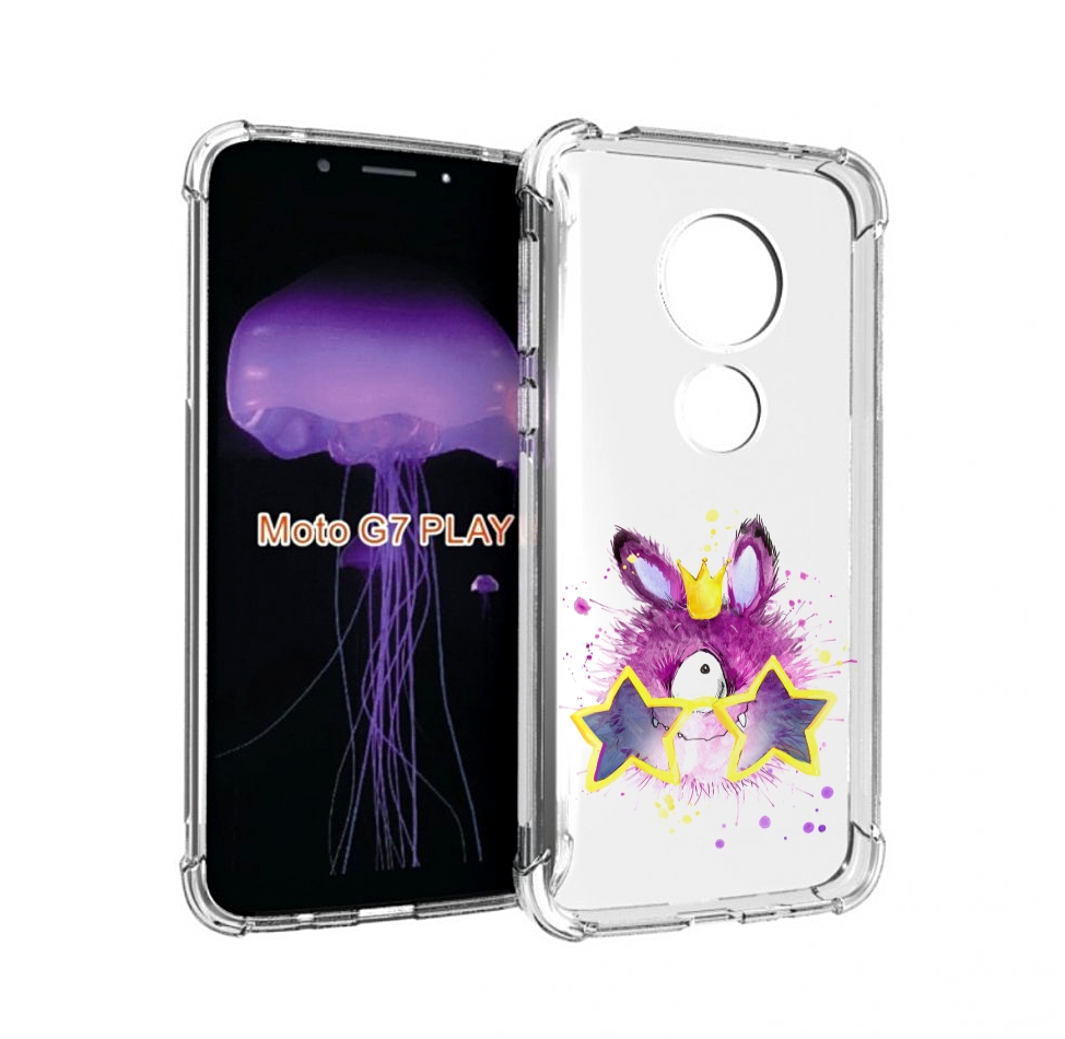 

Чехол MyPads Шуршуля для Motorola Moto G7 Play, Прозрачный, Tocco