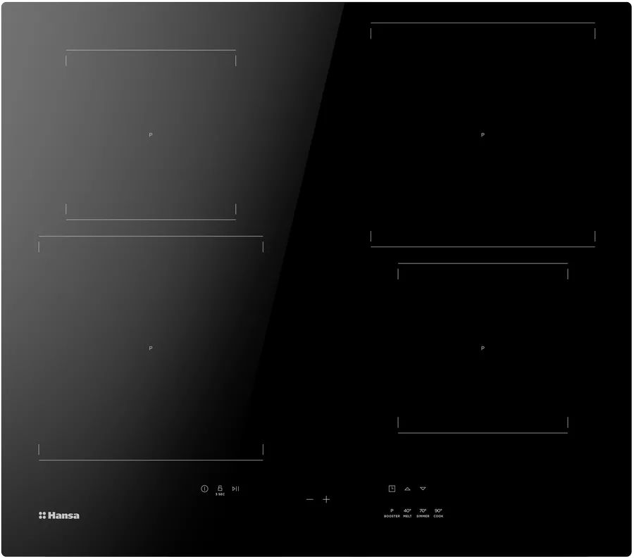 Встраиваемая варочная панель индукционная Hansa BHI67506 черный