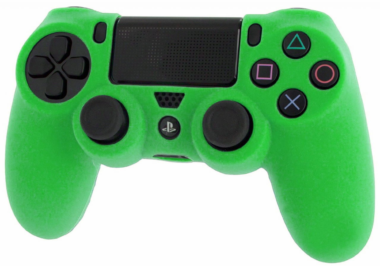 фото Чехол controller silicon case для sony dualshock 4 (зеленый) (ps4) nobrand