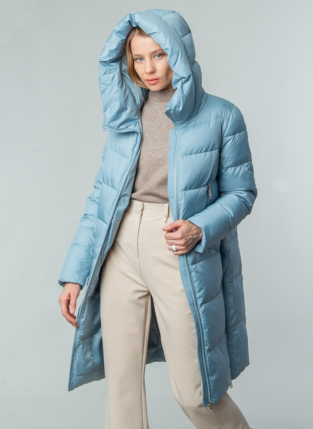 

Куртка женская Britt 56468 серая 50 RU, 56468