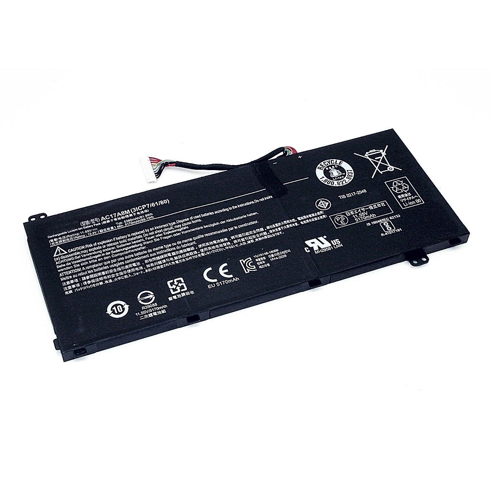 

Аккумулятор для ноутбука Acer Spin 3 SP314-52 AC17A8M 11.55V 5360mAh Black