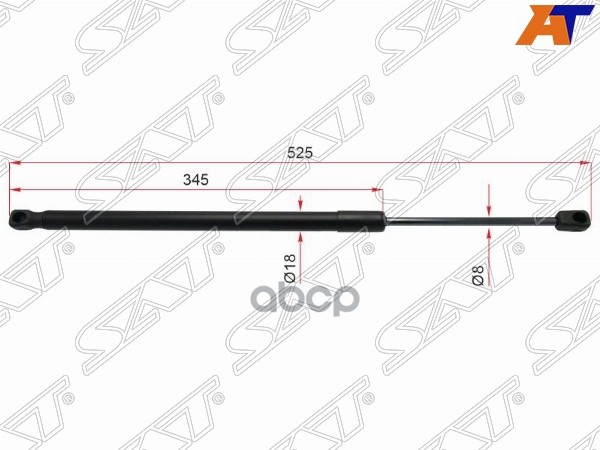

SAT ST-1T0827550C Амортизатор крышки багажника VW TOURAN 03-09 1шт