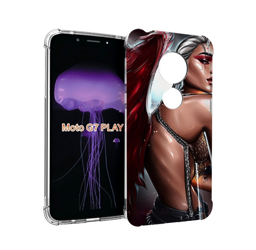 

Чехол MyPads девушка-с-крыльями женский для Motorola Moto G7 Play, Прозрачный, Tocco