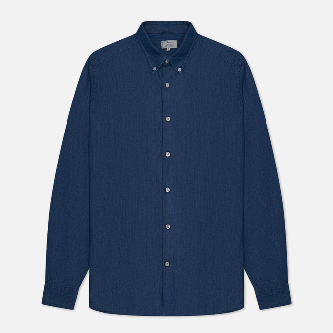 Мужская рубашка Woolrich Classic Indigo синий, Размер L
