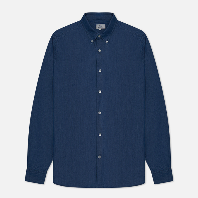 

Мужская рубашка Woolrich Classic Indigo синий, Размер XL, Classic Indigo