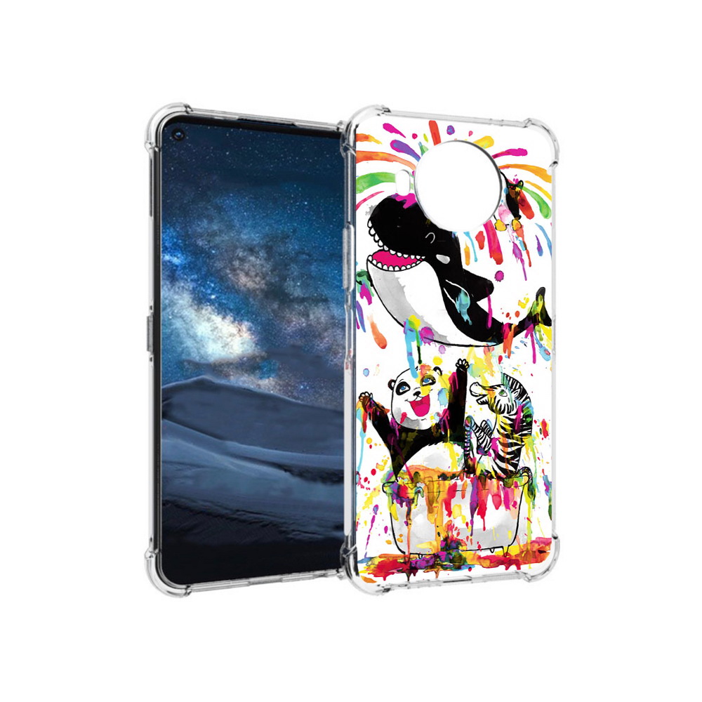 

Чехол MyPads Tocco для Nokia 8.3 Хиппи кит (PT227053.110.191), Прозрачный, Tocco