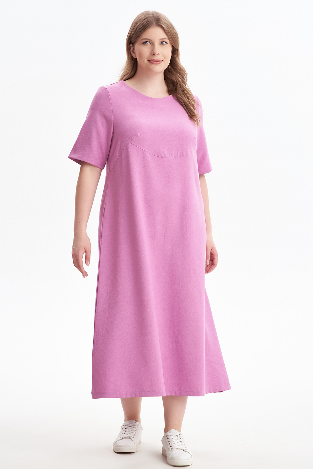 Платье женское OLSI 2305012 розовое 52 RU