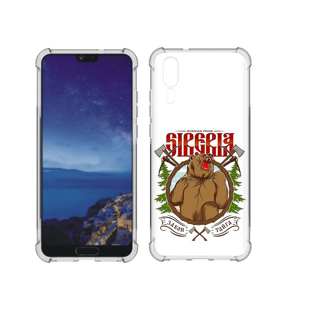 

Чехол MyPads Tocco для Huawei P20 Тайга (PT108006.52.168), Прозрачный, Tocco